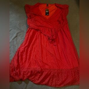 NWT Shein size 28/30 7X red dress